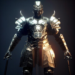 medieval knight in armor