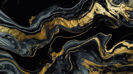Fake painted artificial stone, marble texture, luxurious marbled surface. Generative Ai - obrazy, fototapety, plakaty