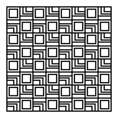 abstract black line pattern vector