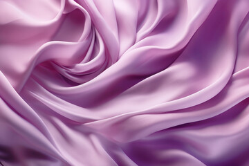 Obraz premium Abstract fluid iridescent purple lavender holographic neon curved wave in motion colorful background, Gradient design. Generative AI