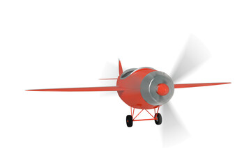 Digital image of 3D orange plane