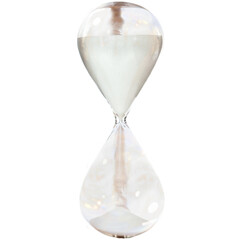 Close-up of hourglass 