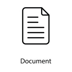 Document icon design stock illustration