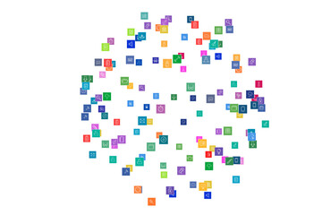Colorful computer icons