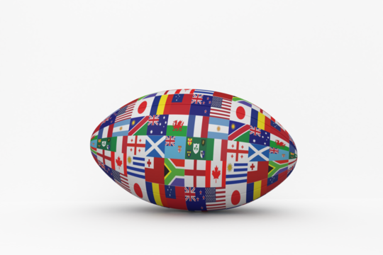 Rugby world cup international ball - Powered by Adobe