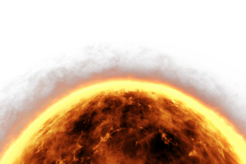 Composite image of sun