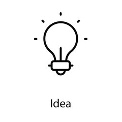 Fototapeta na wymiar Idea icon design stock illustration
