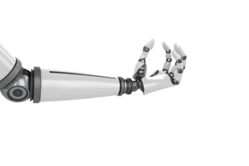 Fotobehang Illustration of robotic hand © vectorfusionart