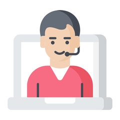Customer Service Flat Icon