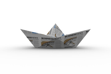 Origami boat 