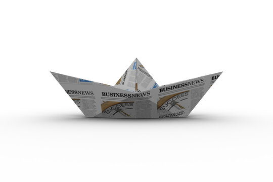 Fototapeta Origami boat 