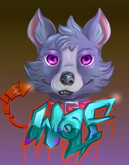 Lobito ilustración photoshop 