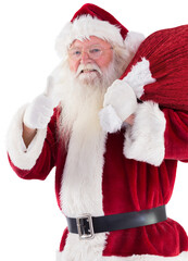 Santa likes to carry his sack