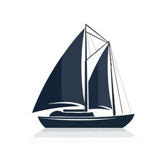 ship, boat water transport vector illustration