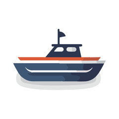 ship, boat water transport vector illustration