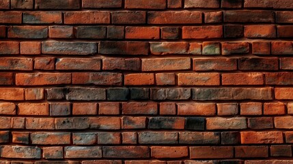 Obraz premium Background of red brick wall pattern texture. Great for graffiti inscriptions. old red brick wall texture background.