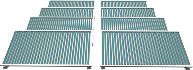 Illustration of solar panel against white screen