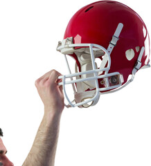 Fototapeta premium Helmet of an american football player 