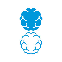 brain logo design template