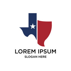 texas logo design template