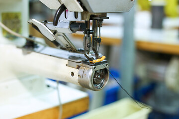 sewing machine in a sewing machine