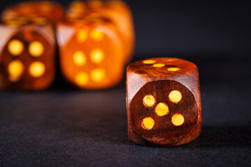 Dice for board game and role-playing game