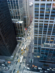 View of 6th Avenue towards Radio City,.Manhatten,New York City,New York,USA