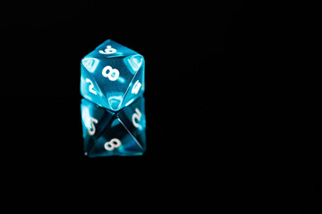 Dice for board game and role-playing game