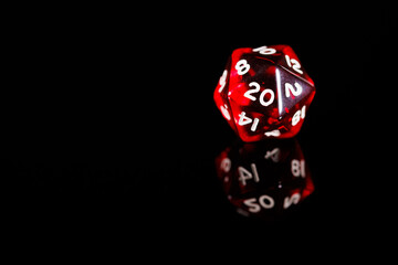 Dice for board game and role-playing game