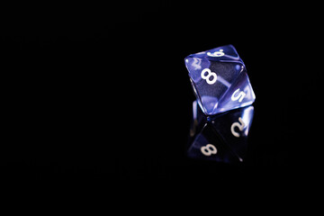 Dice for board game and role-playing game