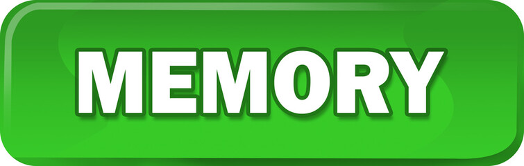 Green memory button icon