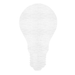 Digitally generated image of light bulb