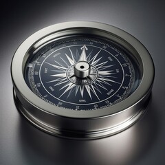 Obraz na płótnie Canvas Sleek and Modern Compass for Navigation and Exploration
