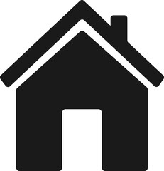 House icon, home symbol, PNG illustration