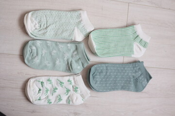 nice bright colored socks. women's socks for spring.