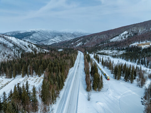 Chena Hot Springs Alaska Aerial