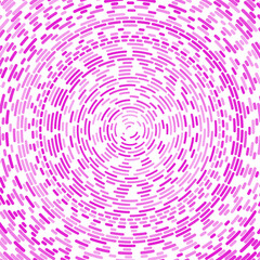 Radial stroke pattern. Abstract line circles, design elements. Vector illustration with editable strokes. Black and white,