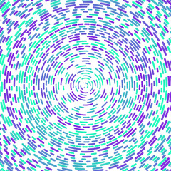 Obraz premium Radial stroke pattern. Abstract line circles, design elements. Vector illustration with editable strokes. Black and white,