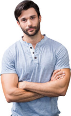 Fototapeta premium Portrait of handsome man