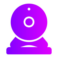 webcam gradient icon