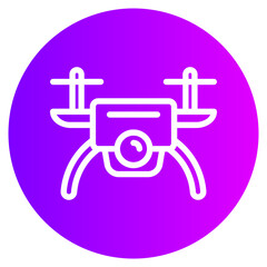 drone gradient icon
