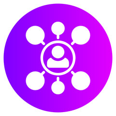 affiliate gradient icon