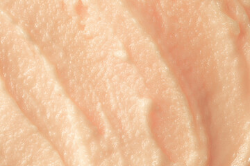 Fruit yogurt ice cream. Smoothies from fresh fruits and berries. Ice cream texture. Delicious sweet dessert close-up as a background.