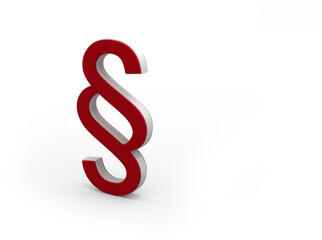 Vector icon of section symbol