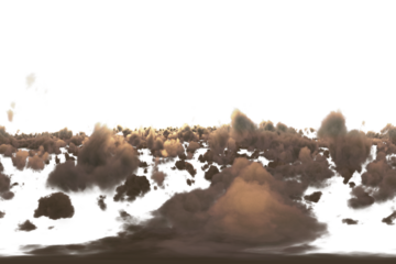 Illustration of brown clouds