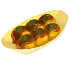 たこ焼きのイラスト