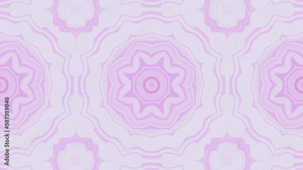 Poster Purple and yellow patterns. Motion. Bright patterns with hypnotic type illumination that sparkle in 3D format.