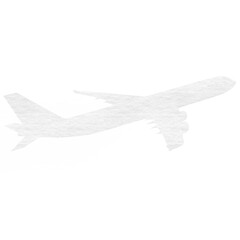 Fototapeta na wymiar Vector image of airplane