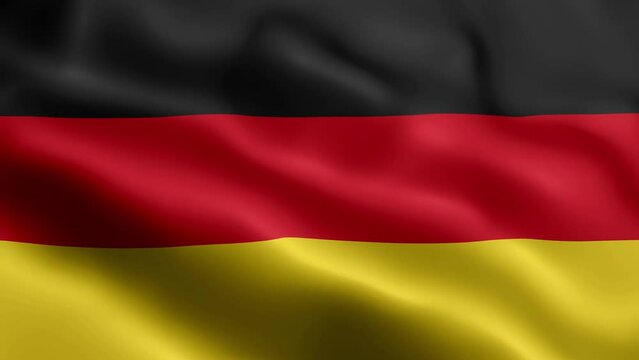 3D animation loop Germany flag