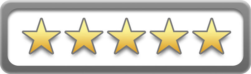 Obraz premium Five stars rating